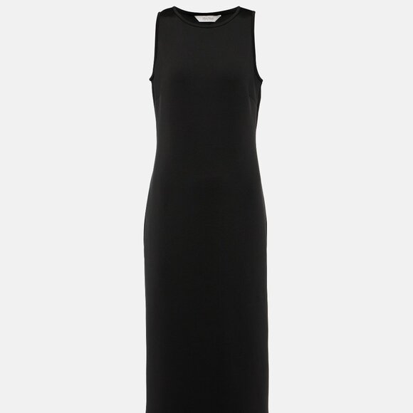 Max Mara Leisure Mammola Neoprene Tank Navy Dress USA Size Medium - Picture 1 of 16